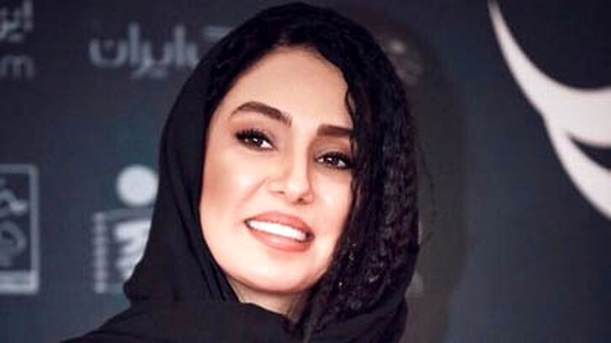 گریم عجیب صورت خانم بازیگر ایرانی