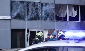  حمله ۲ پهپاد اوکراینی به منطقه تجاری مسکو/ ویدئو

