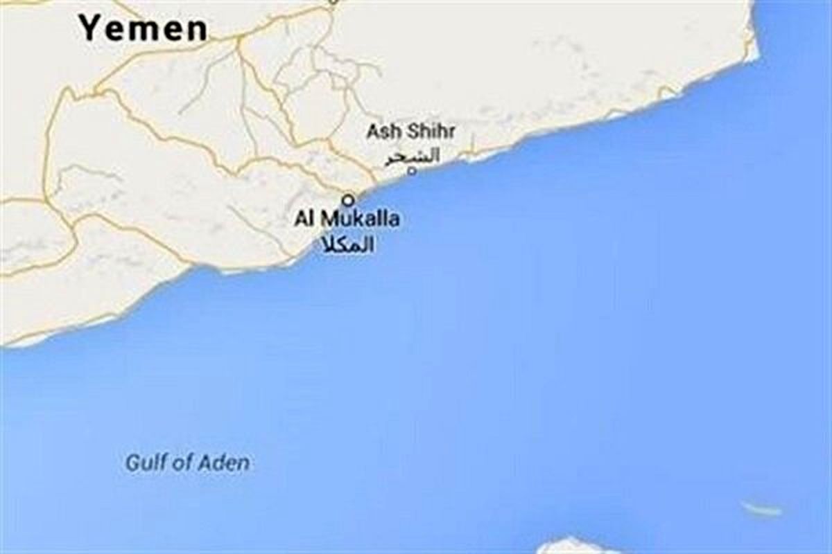 گزارش حادثه دریایی در جنوب غرب بندر مکلا در یمن    