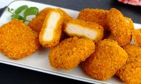 آشپزی در ماه رمضان/ طرز تهیه ناگت مرغ/ ویدئو