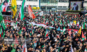 راهپیمایی روز قدس در مشهد/ ویدئو
