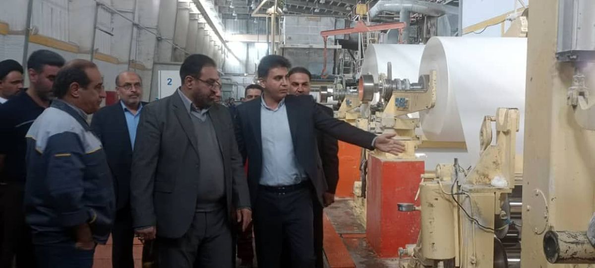 بازدید مدیرعامل جدید از بخش های مختلف شرکت حریر خوزستان 
