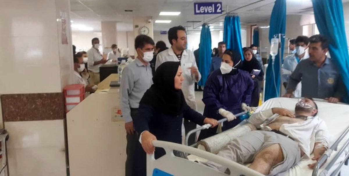 تعداد مصدومان انفجار کارخانه در فیروزآباد به 130 نفر رسید