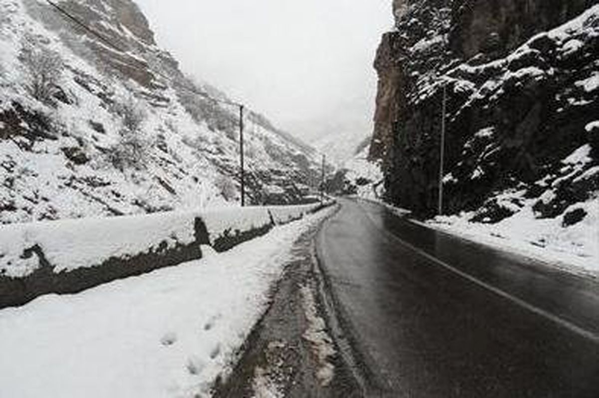 باران وبرف و مه‌گرفتگی در برخی استانها