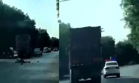 تکذیب زیر گرفتن مامور پلیس راه در جاده شوش