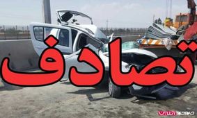 5 مصدوم بر اثر واژگونی تیبا در اتوبان مشهد