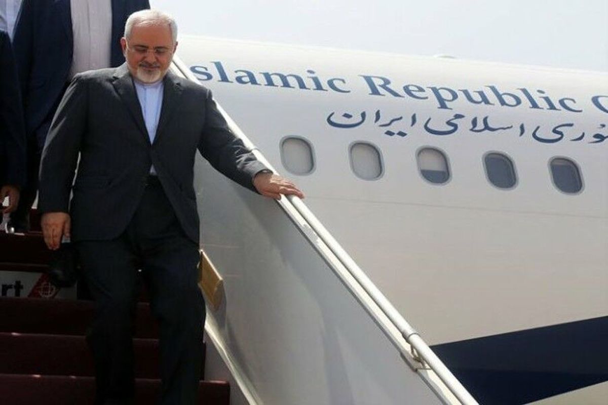 توئیت ظریف پس از بازگشت از قطر