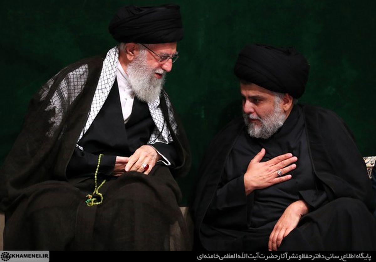 حضور مقتدی‌صدر در مراسم شام غریبان حسینیه امام خمینی(ره)+ عکس