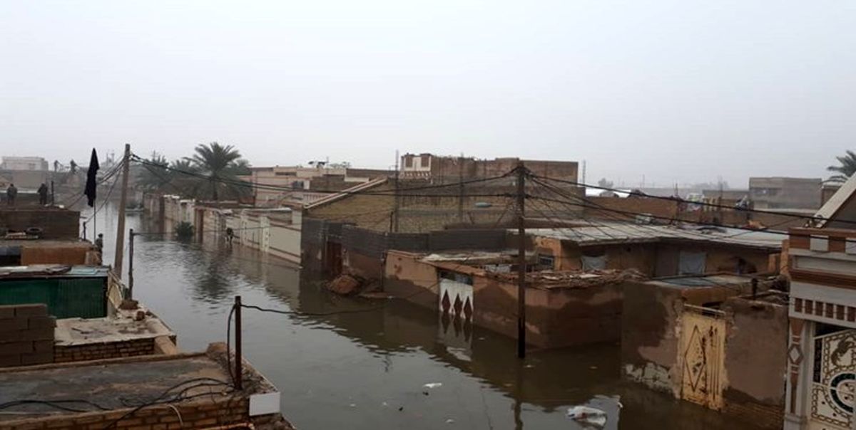 تداوم آبگرفتگی در برخی مناطق خوزستان پس از یک هفته