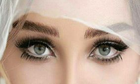 مدل آرایش و ترفندهایی برای بزرگ نشان دادن چشم ها