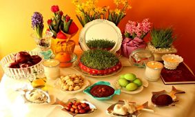 سفره هفت‌سین آتش‌ به پا کرد