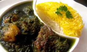 خورش اسفناج گردو