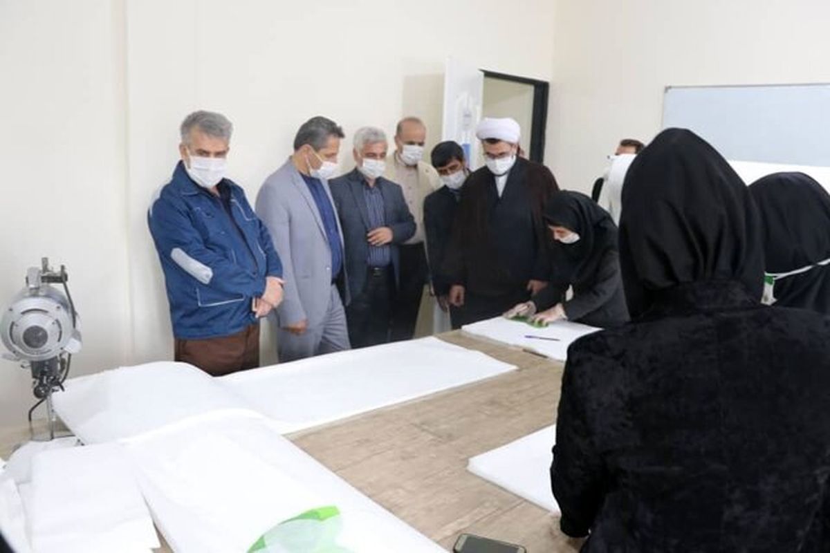 تولید روزانه ۱۸ هزار ماسک در مراکز شهرداری تبریز