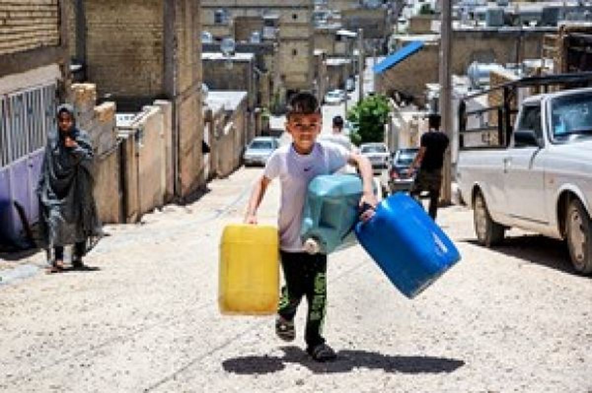 بی آبی در شهرک عدالت شهرستان جیرفت