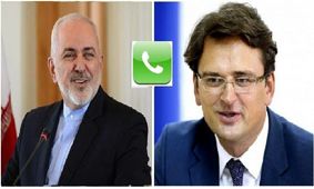 پرونده سقوط هواپیمای اوکراینی در گفت‌وگوی ظریف با همتای اوکراینی بررسی شد