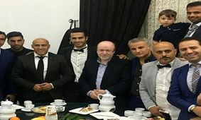 استقلالی ها در مراسم عروسی علی قربانی+عکس