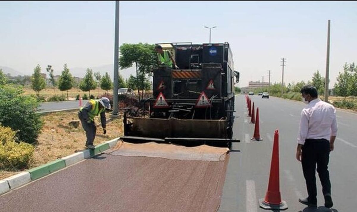 ۷۵ کیلومتر از راه های ایلام روکش آسفالت شد