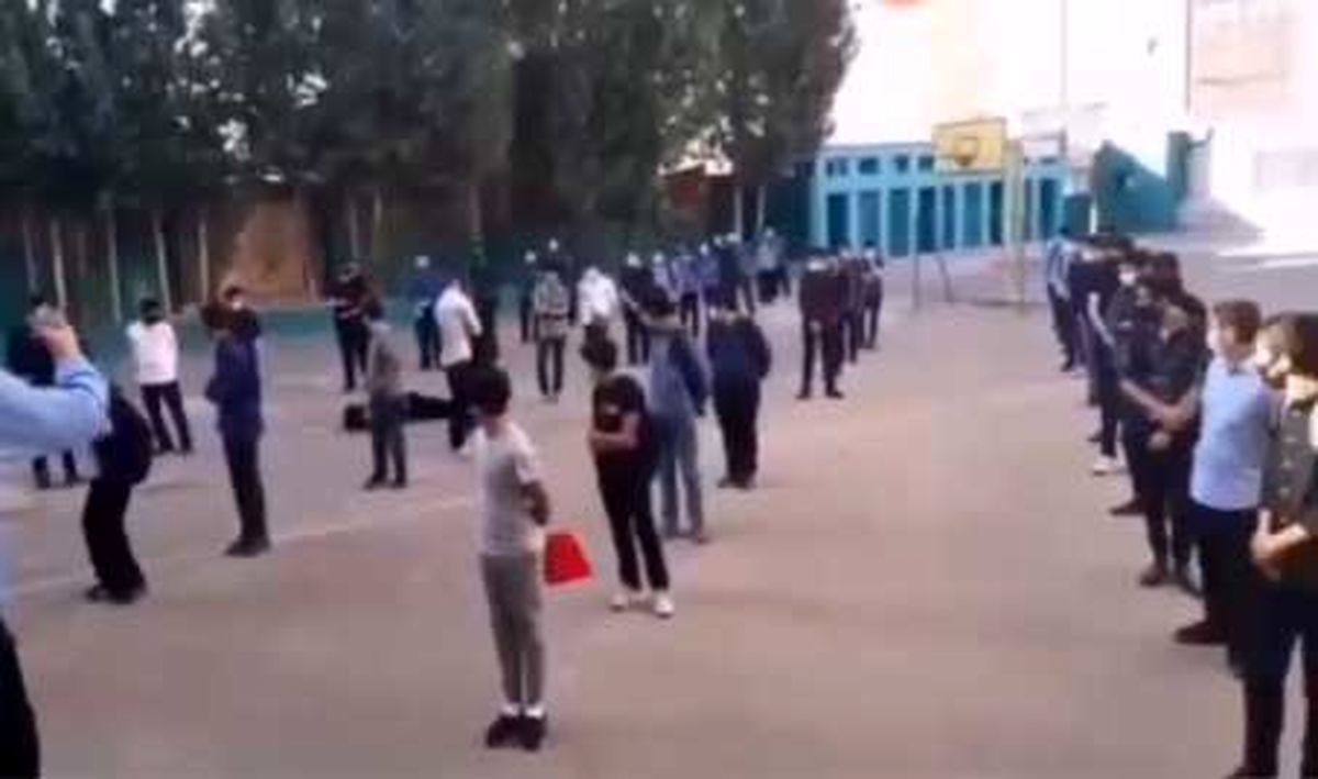 بازداشت عوامل کلیپ غش‌کردن دانش‌آموز کرونایی