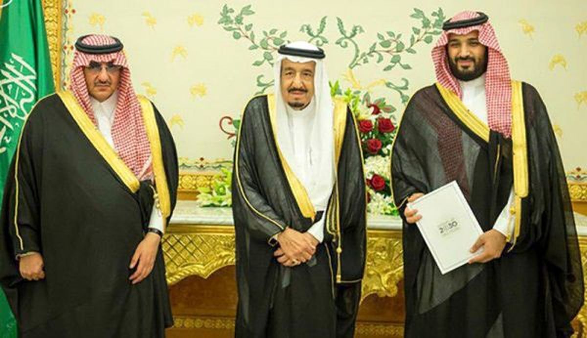 خلع محمد بن نایف از ولیعهدی عربستان/ولیعهد جدید پسر شاه سعودی است