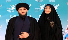 الهام چرخنده و همسرش بدون لباس روحانیت/ عکس