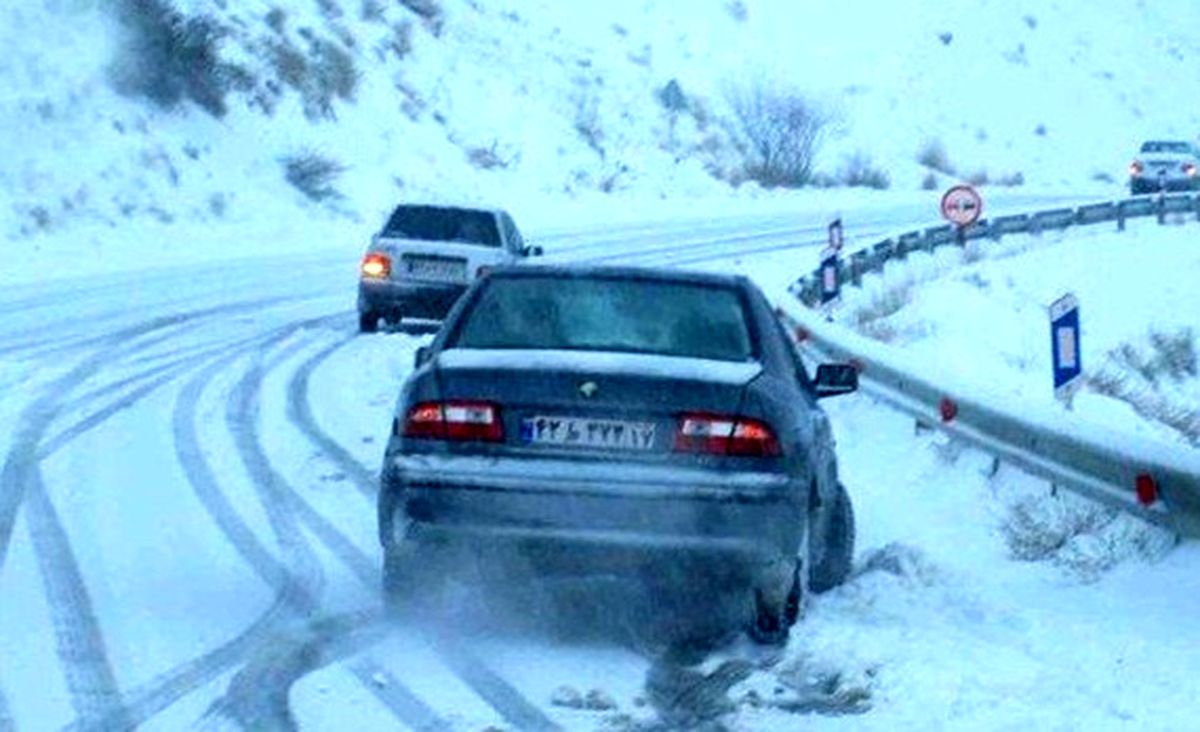 جاده‌های مازندران لغزنده است