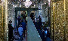 بخشی از روضه منوره امام رضا (ع) بر روی زائران گشوده شد