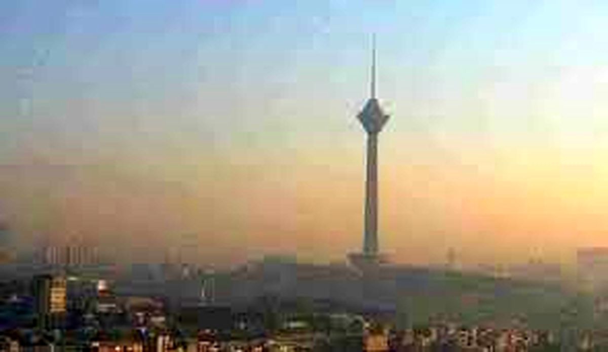 کیفیت هوای تهران قرمز شد
