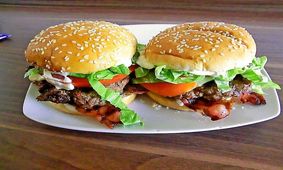طرز تهیه همبرگر رژیمی بادمجان و قارچ
