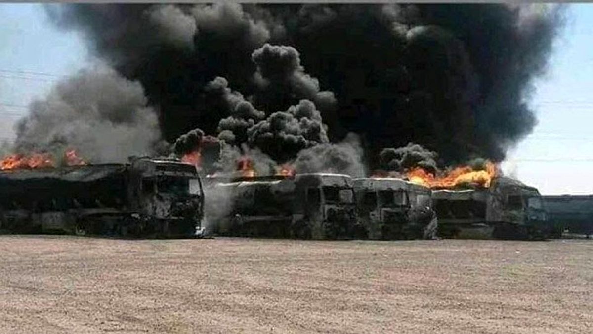 احتمال انفجار ۱۰۰ تا ۵۰۰ کامیون و مرگ ۵۰ نفر در گمرگ اسلام قلعه