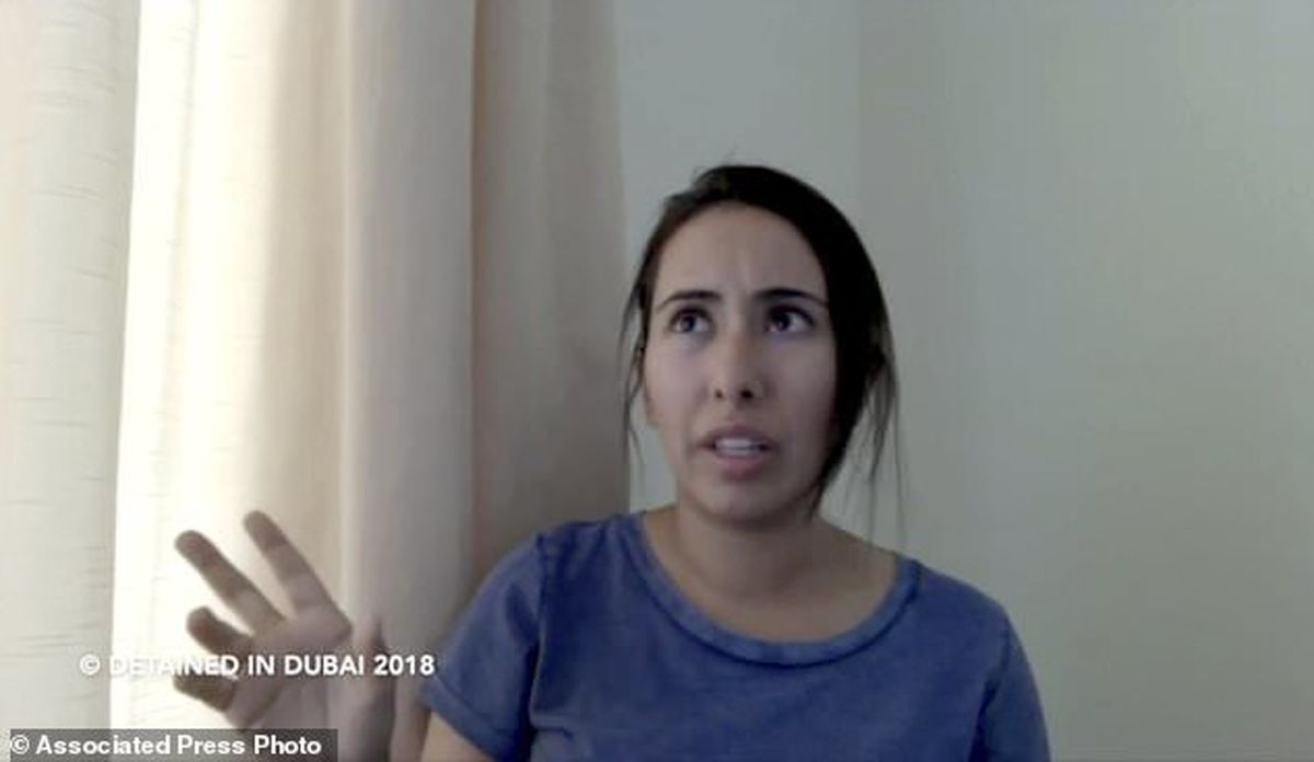 دختر حاکم دبی در خانه تحت مراقبت است