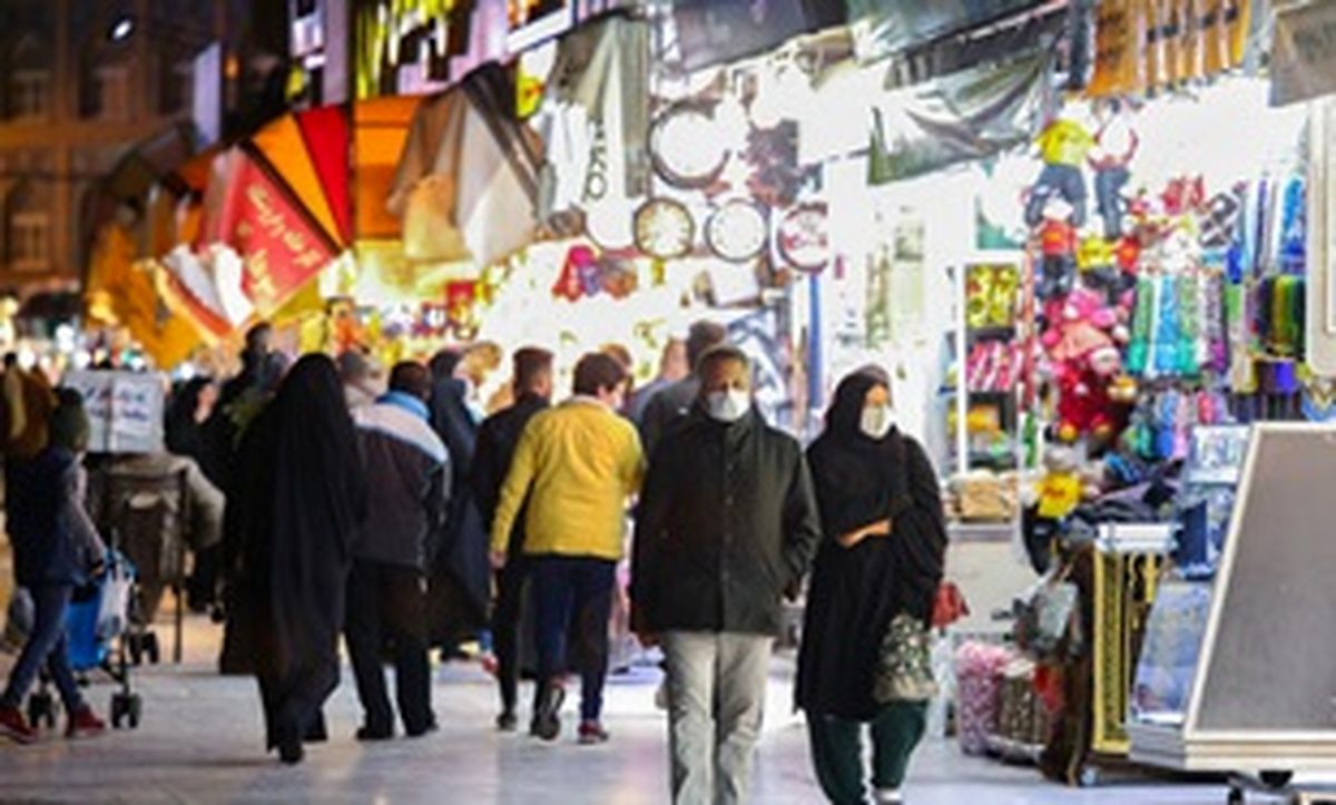 هیاهوی بازار شب عید در تبریز و بی توجهی به شیوع کرونا