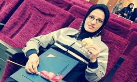 معلول ۲۵ ساله مشهدی محدودیت‌ نمی‌شناسد/ رویایم قهرمانی در سطح جهان است