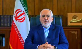 ظریف در نشست سازمان ملل درباره فلسطین سخنرانی می‌کند
