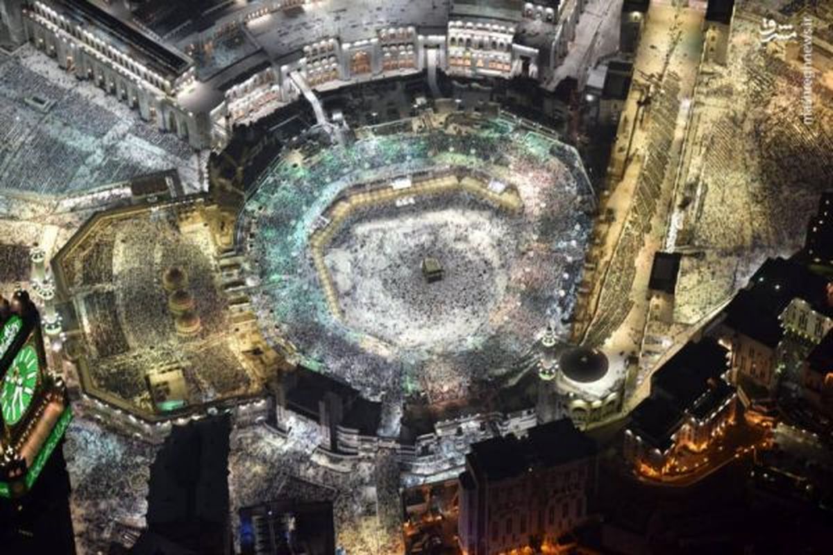 مسجدالحرام را از بالا ببینید
