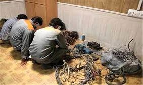 سارقان کابل برق در لباس ماموران برق