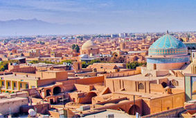پشت بام یک خانه در یزد!/ تصویر