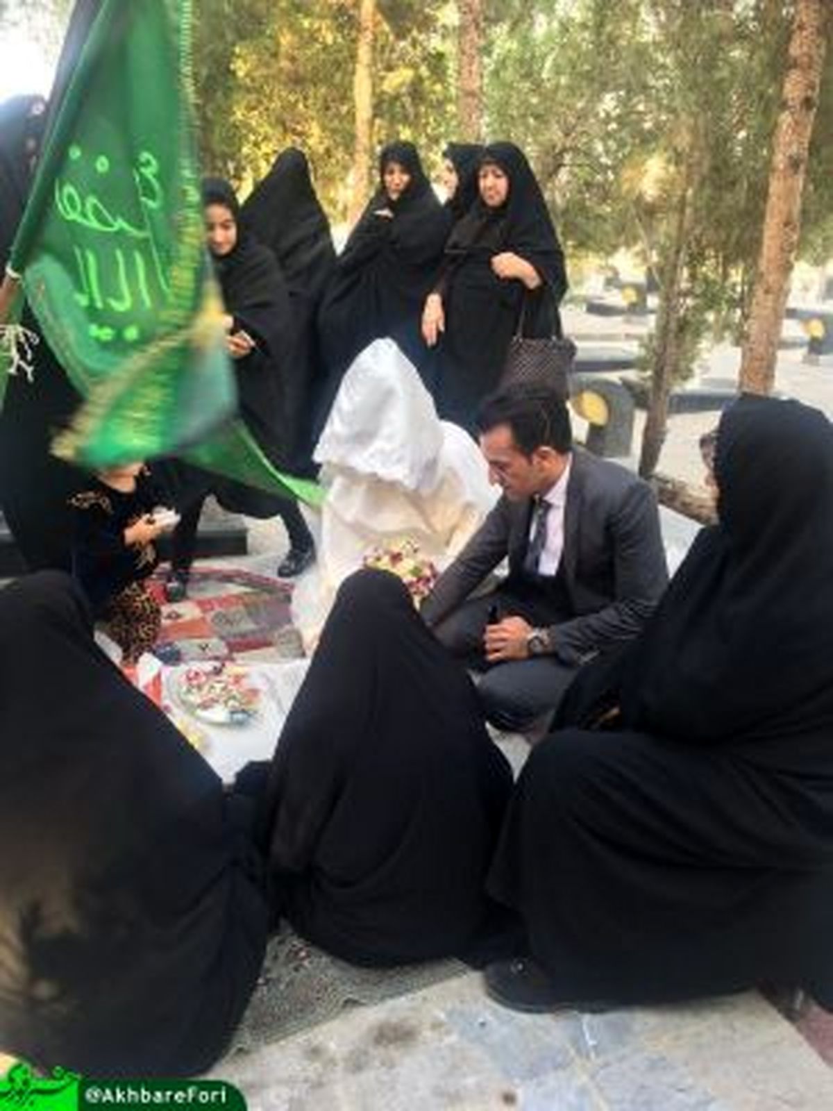 آغاز زندگی مشترک با حضور بر سر مزار شهید گمنام