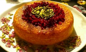 ته‌ چین گوشت و سبزیجات