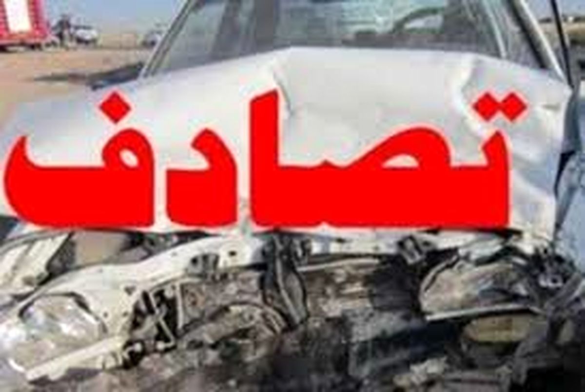 مصدومیت ۲ نفر براثر برخوردسمند باگاردریل محور ازنا اراک+تصاویر