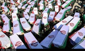 ۵ بهمن؛ ورود پیکر مطهر ۲۰ شهید دفاع مقدس از مرز باشماق
