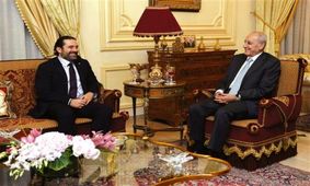 دیدار سعد حریری با رئیس مجلس لبنان