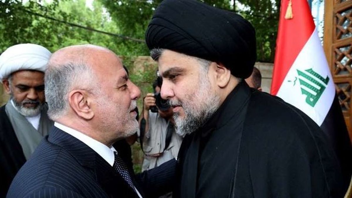تبریک العبادی و بارزانی به مقتدی صدر در پی پیروزی ائتلاف "سائرون" در انتخابات