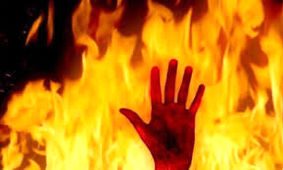اطلاعیه دادگستری البرز درباره خودسوزی مقابل دادگستری کرج