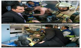 تعداد زیادی آتش نشان زیر آوار ماندند