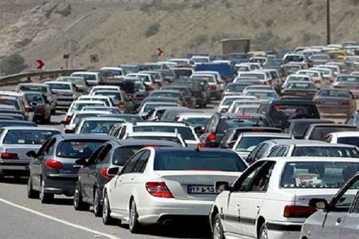 ترافیک سنگین در محور رشت-قزوین