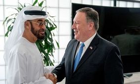گفتگوی تلفنی ولیعهد ابوظبی و وزیر خارجه آمریکا