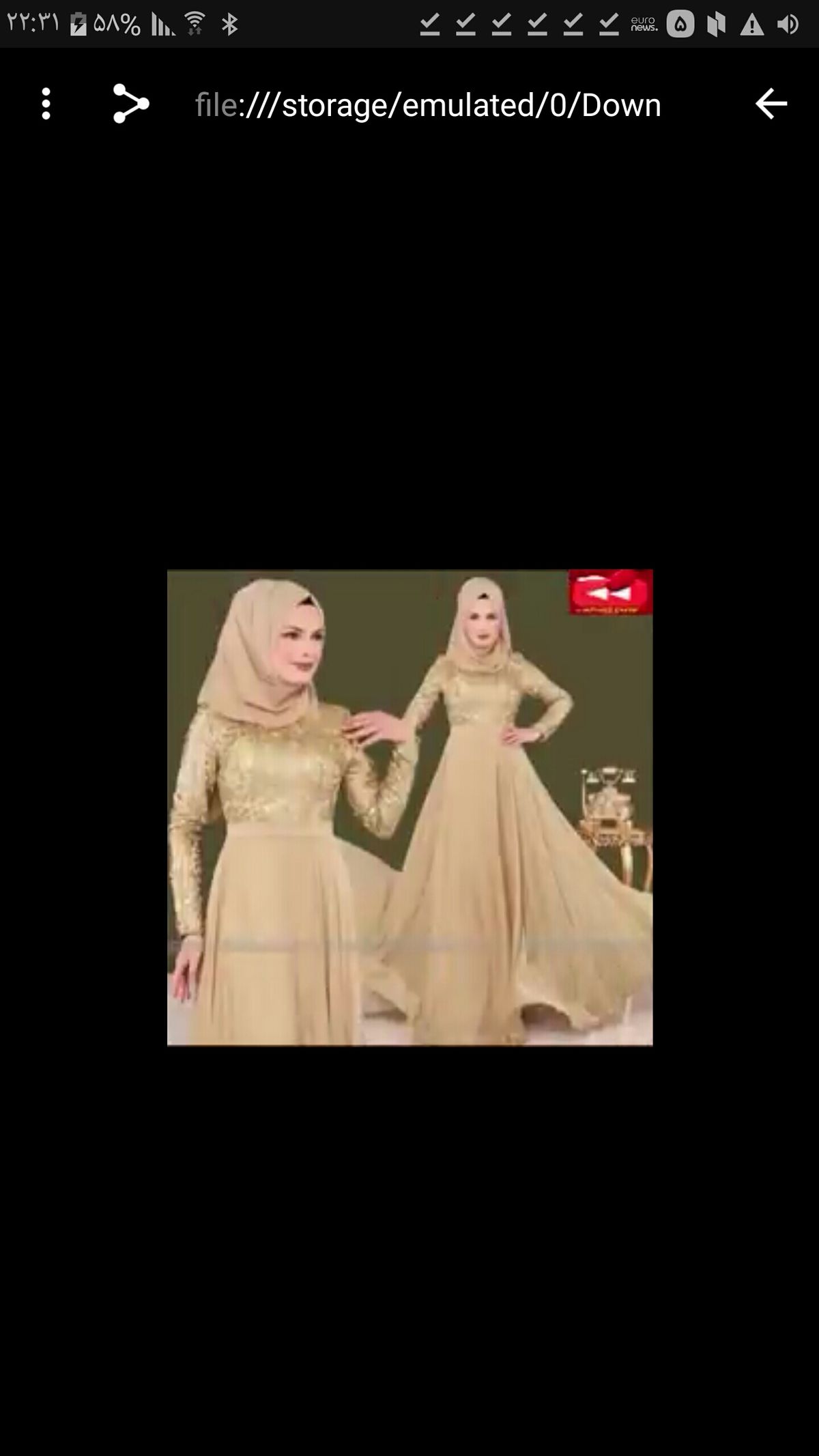 مدل لباس مجلسی طرح حجاب