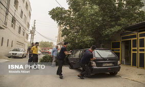 گزارش تصویری/ گرد و غبار شدید در ماهشهر