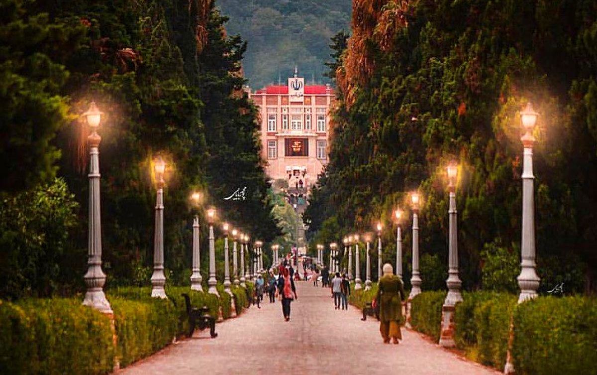 نمایی زیبا از بلوار کازینو ، رامسر