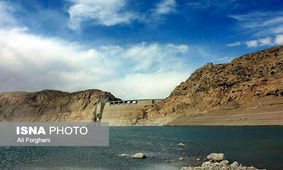 کاهش نسبی حجم آب سد الغدیر ساوه